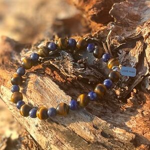 Lapis Lazuli & Tigers Eye gemstone